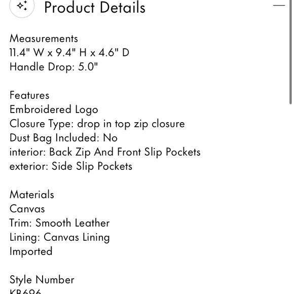 kate spade jett small tote yellow stripes canvas - Picture 8 of 9